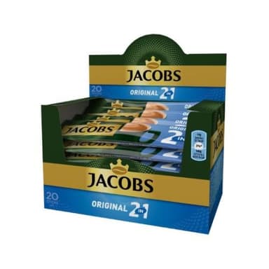 Instant coffee drink JACOBS 2 in 1, box, 20 x 14 g