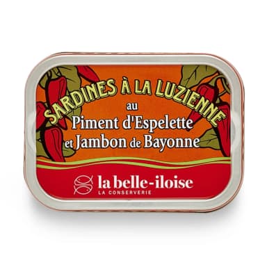 Sardines A LA LUZIENNE with Bayonne ham and Espelette peppers