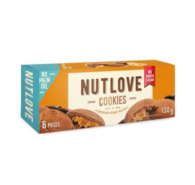 NUTLOVE COOKIES CHOCOLATE PEANUT BUTTER, 130 g