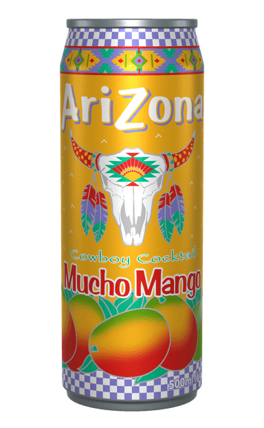 Soft drink ARIZONA Mucho Mango, mango flavor, 500 ml D