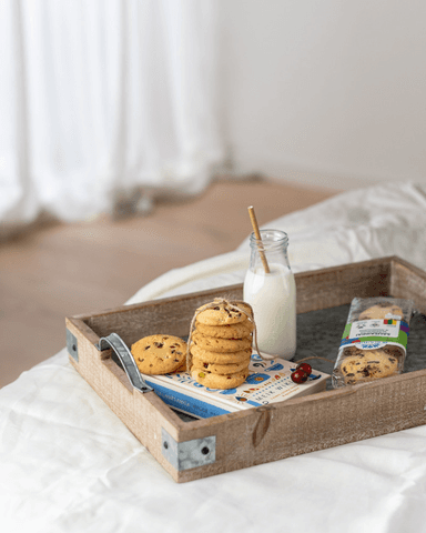 Cookies with pistachios and cranberries