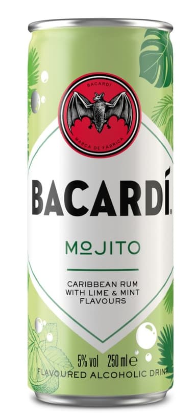Kokteilis BACARDI MOJITO, 5%, 0,25 l, skardinė, D