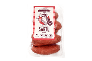 SARTŲ karštai rūkytos dešrelės 500g