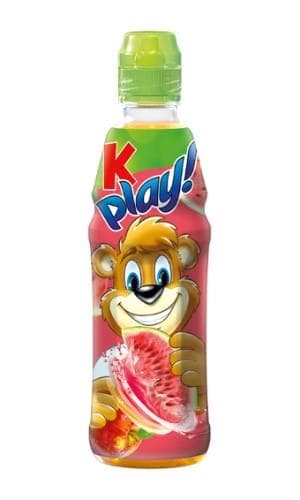 Obuolių, arbūzų, morkų, žaliųjų citrinų gėrimas KUBUŠ Play, 20 %, 0,4 D