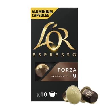 Coffee capsules L'OR Forza, 10 pcs