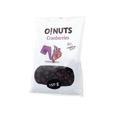 Cranberries O!NUTS, 150 g