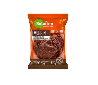 Muffin BALVITEN GLUTEN FREE, with dark chocolate, 65 g