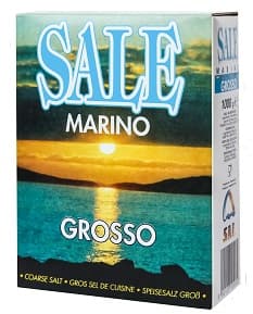 Jūros druska ALBA, be jodo, rupi, 1 kg