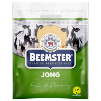 Semi hard cheese BEEMSTER Mild, aged for 1 month, sliced, 150 g