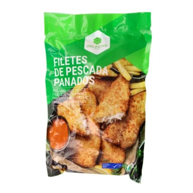 Frozen pike fillet in breadcrumbs