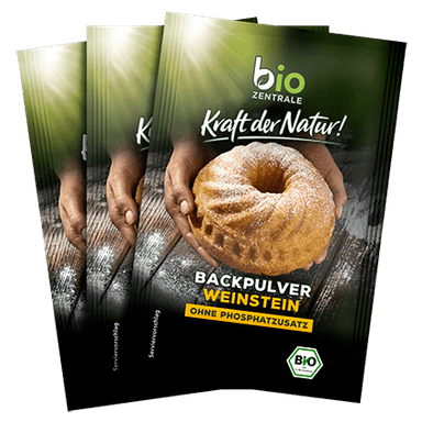 Baking powder with wine vinegar