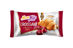 Croissant with cherry cream filling MON MIO 45g