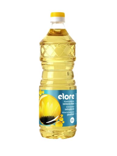 Sunflower oil ELORE, 0,9 l