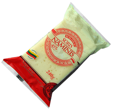 Fermentinis NAMINIS sūris, 45 % rieb. s. m., 240 g