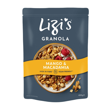 Granola su mangais ir makadamijų riešutais