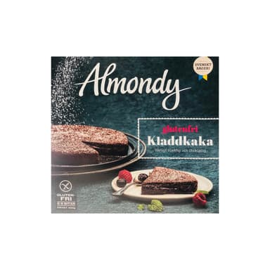 Šaldytas pyragas ALMONDY "Brownie", 400 g nepjaustytas