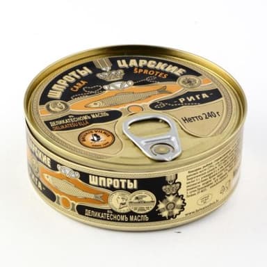 Sprats in oil with flavor, 240 g EO