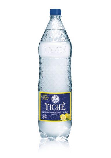 Gazuotas citrinų skonio stalo vanduo TICHĖ, 1,5 l D