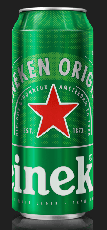 Alus HEINEKEN, 5%, 0,5 l, skardinė D