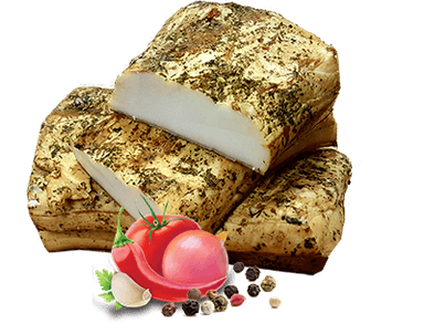 Cold-smoked bacon, 1 kg