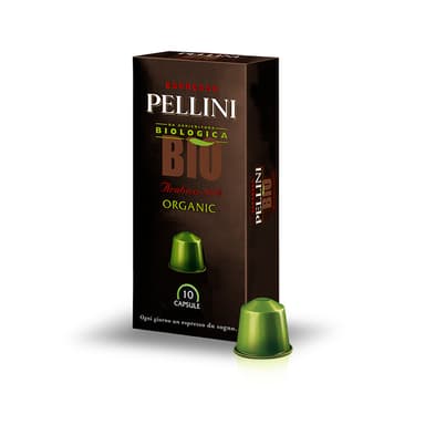 Coffee capsules PELLINI Bio-organic, 10x5g  , LT-EKO-001
