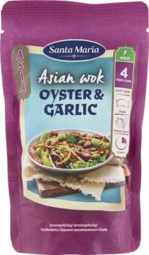 Asian Wok Oyster&Garlic SANTA MARIA 150G