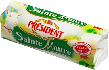 Mould cheese produce from goat milk, PRESIDENT, Sainte Maure, 200 g