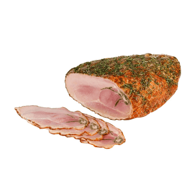 Keptas kiaulienos kumpis su žolelėmis