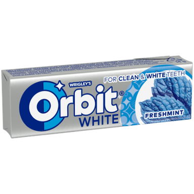 Kramtomoji guma ORBIT White Freshmint, 14 g