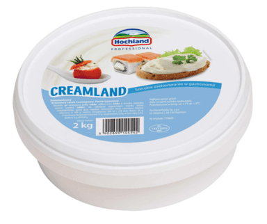 Cream cheese CREAMLAND, 22%, 2kg (M)