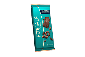Dark chocolate PERGALĖ 72%, 85g
