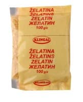 Gelatine 100 blume  KLINGAI, 100 g