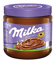 Šokoladinis kremas MILKA Hazelnut, 350g