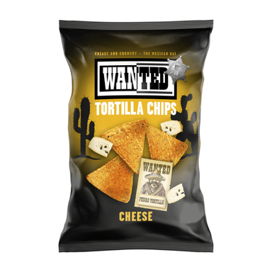 Tortilijų traškučiai su sūriu WANTED CHEESE