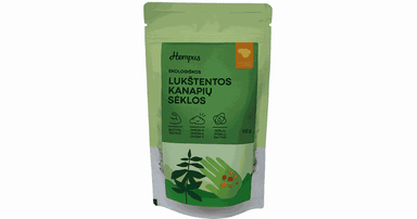 Lukštentos kanapių sėklos Hempus, ekologiškos