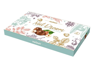 Milk chocolate candies with hazelnut cream flavor NUT DREAM 160g