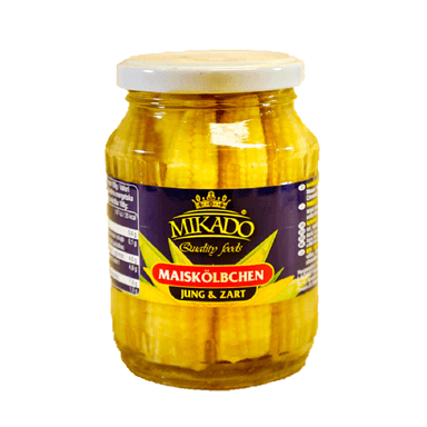 Baby Corn, marinated, 370ml