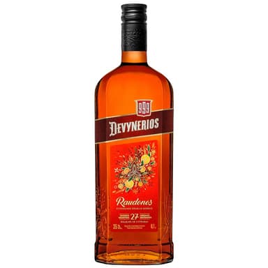 Spirit drink RAUDONOS DEVYNERIOS, 35 %, 0,7 l