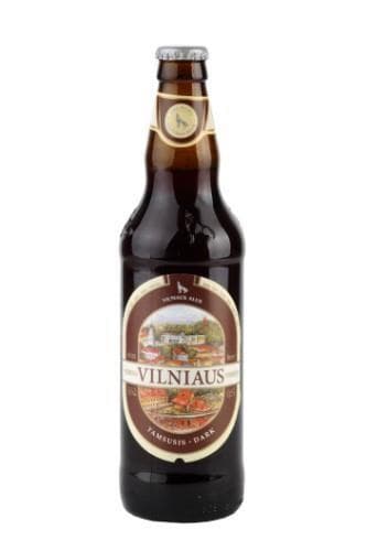 Alus VILNIAUS, tamsusis, 5,6%, 0,5 l, butelis D