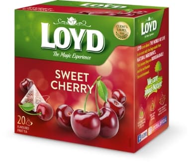 Fruit tea drink LOYD, cherry flavor, 20 x 2g