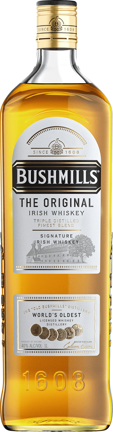 Airiškas viskis BUSHMILLS ORIGINAL, 40%, 1 l