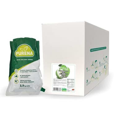 Apple juice concentrate PURENA, 100%, 4x2.5 kg