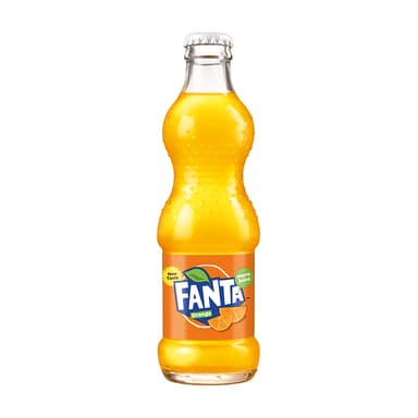 Gazuotas apelsinų skonio gaivusis gėrimas FANTA, 0,25 l D