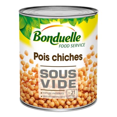 Bonduelle chickpeas vacuum steamed, 2,55/2,1 kg