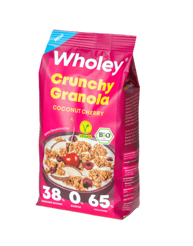 Granola WHOLEY with cherries and coconut, 300g