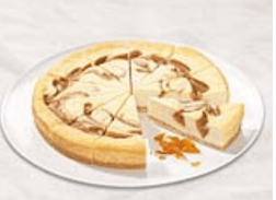 Frozen cheesecake ERLENBACHER with caramel filling (12x120g), 1.45 kg