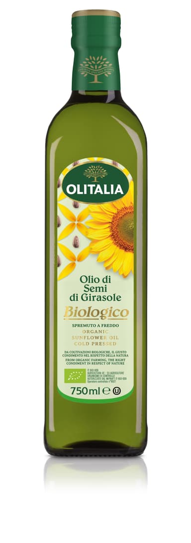 Organic sunflower oil OLITALIA BIOLOGICO, 750 ml, LT-EKO-001