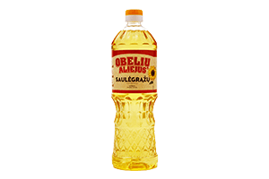 OBELIŲ sunflower oil, 900 ml