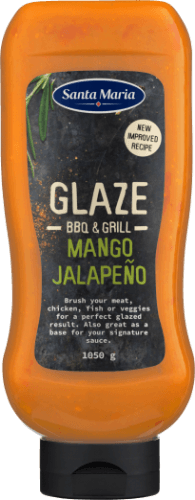 BBQ padažas-glajus SANTA MARIA, su mangais ir jalapeno aitriosiomis paprikomis, 1050 g