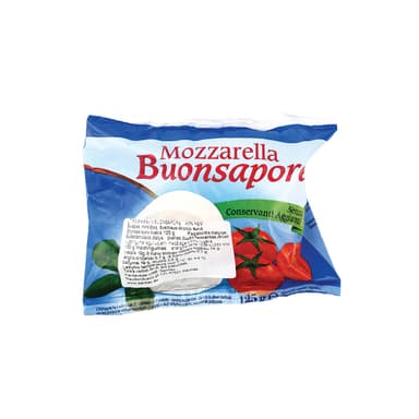 Sūris Mozzarella FIOR DI DOLCEZZA, 40% RSM, 125 g (M)